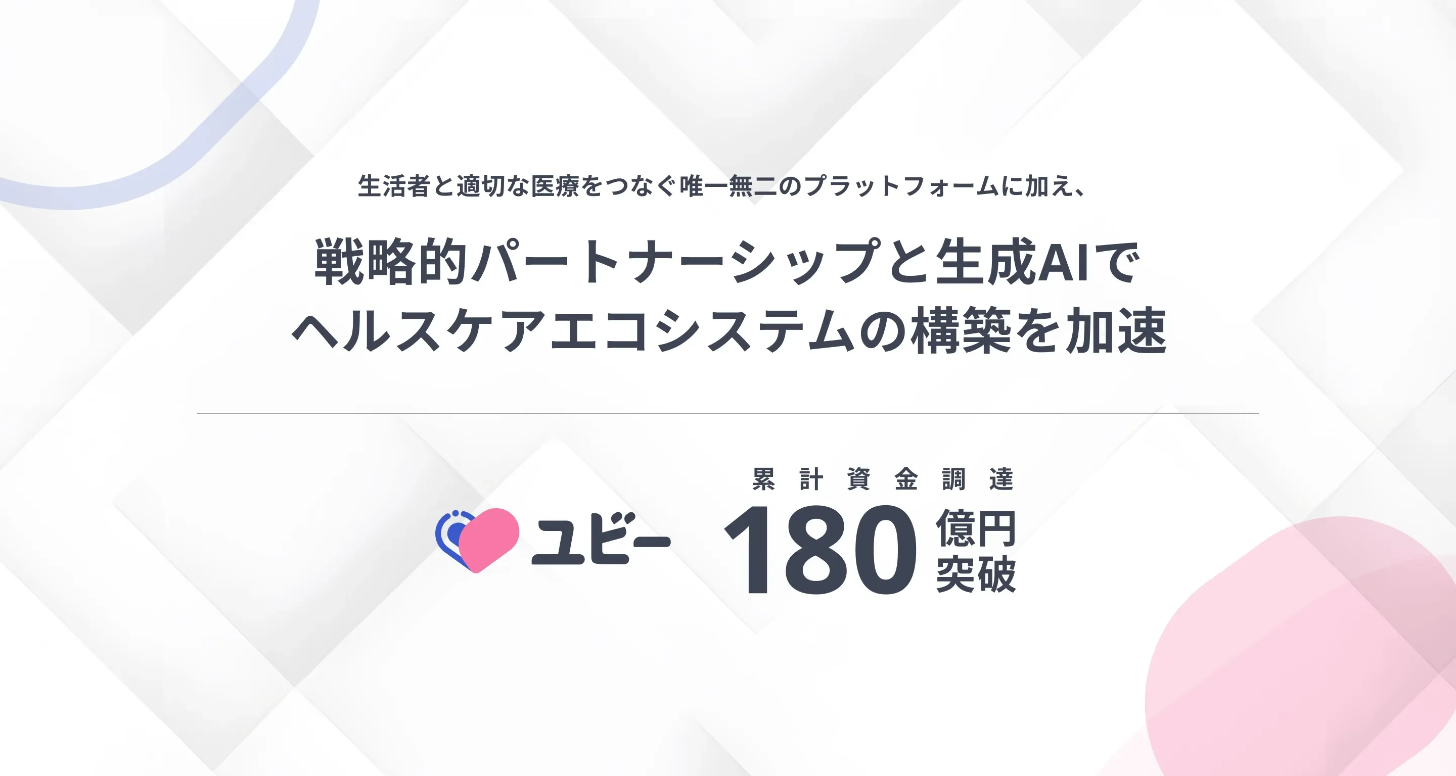 戦略的パートナーシップと生成AIでヘルスケアエコシステムの構築を加速